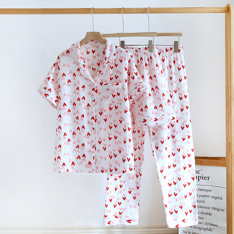 Three-piece lightweight pajama set