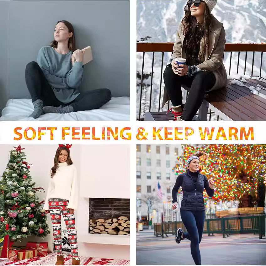 Fleece Lined High Waist Leggings for Women