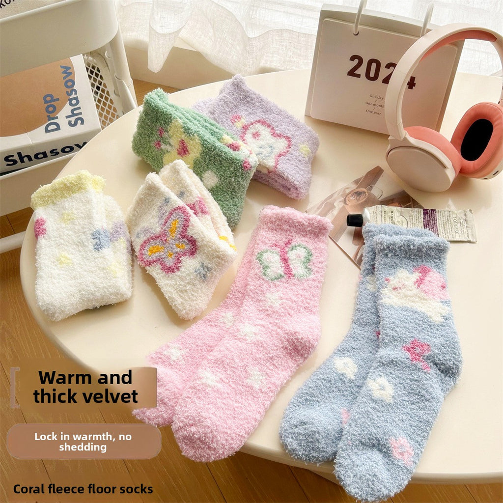 Velour Women's Socks