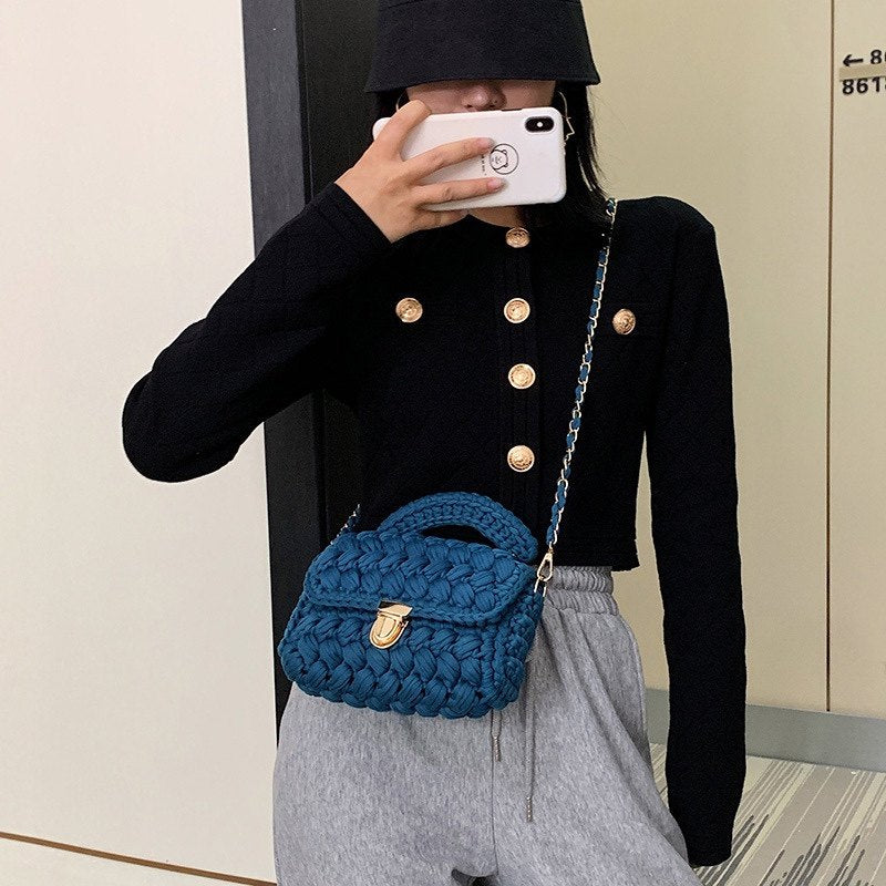 Handwoven DIY Crochet Bag Kit