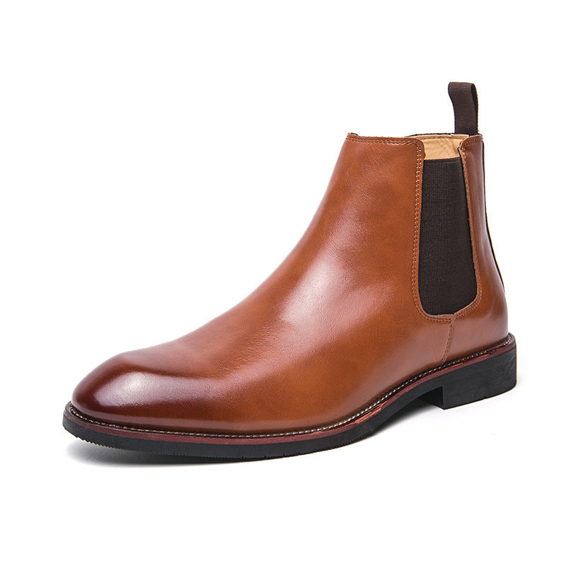 Mens Fleece Lined Chelsea Boots