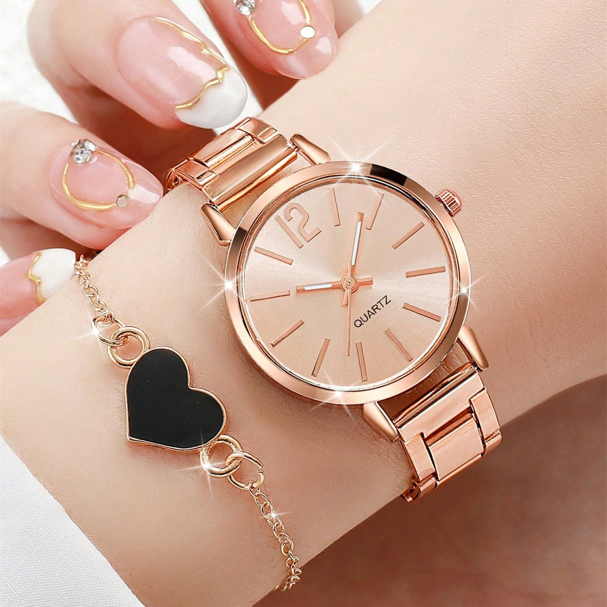 High-quality steel bracelet ladies' watch