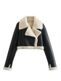 Women's Short Sexy Motorcycle Jacket