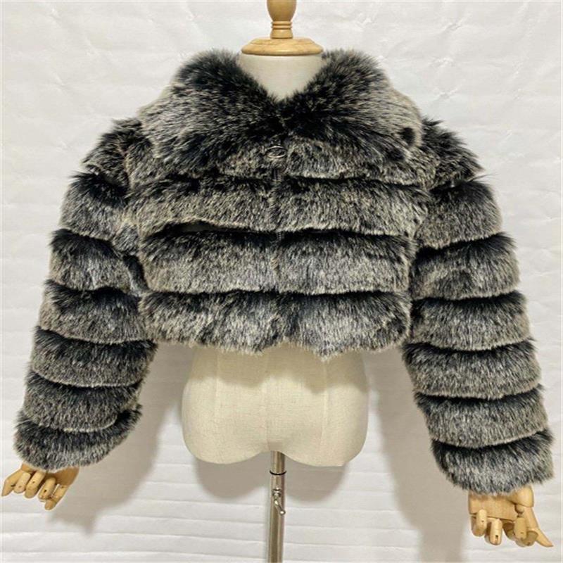 Womens Faux Fur Winter Coat