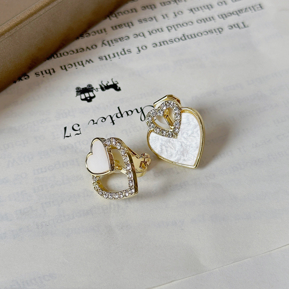 Lustrelace Pearl Ear Clips