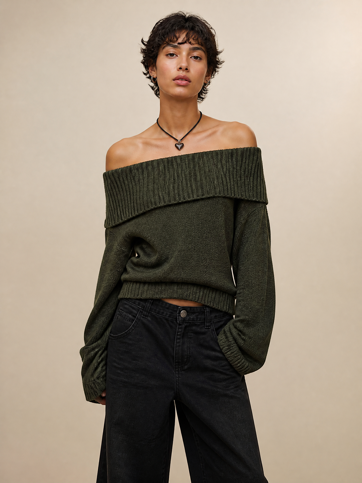 Sablea Off-Shoulder Sweater