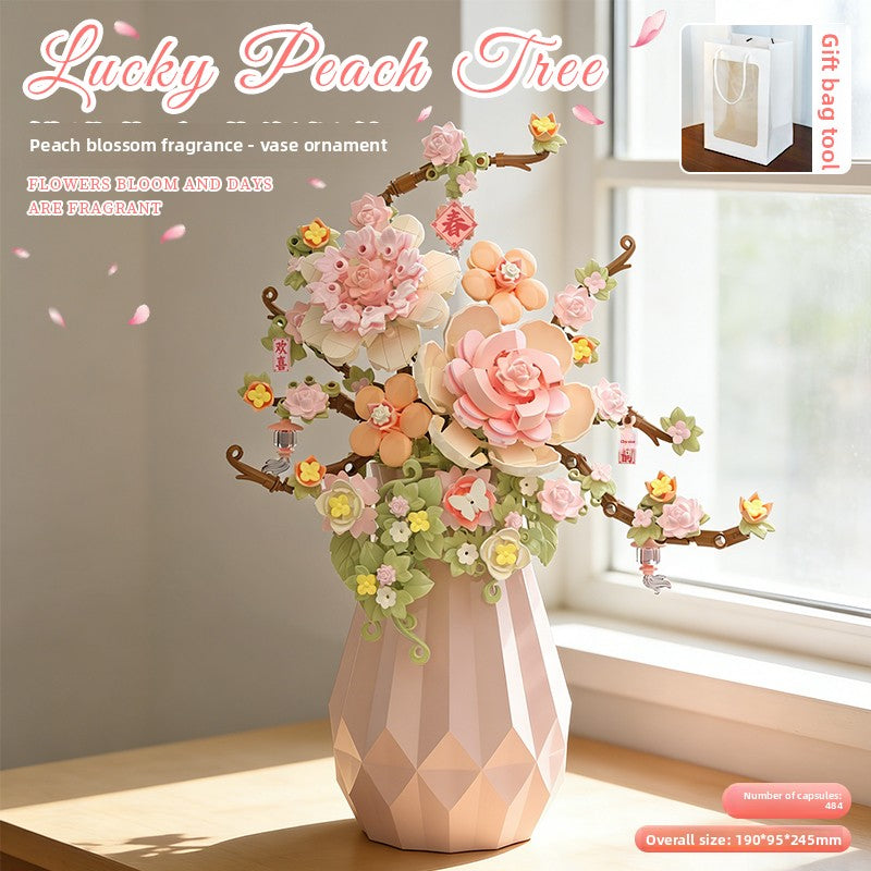 DIY Building Block Flower Bouquet
