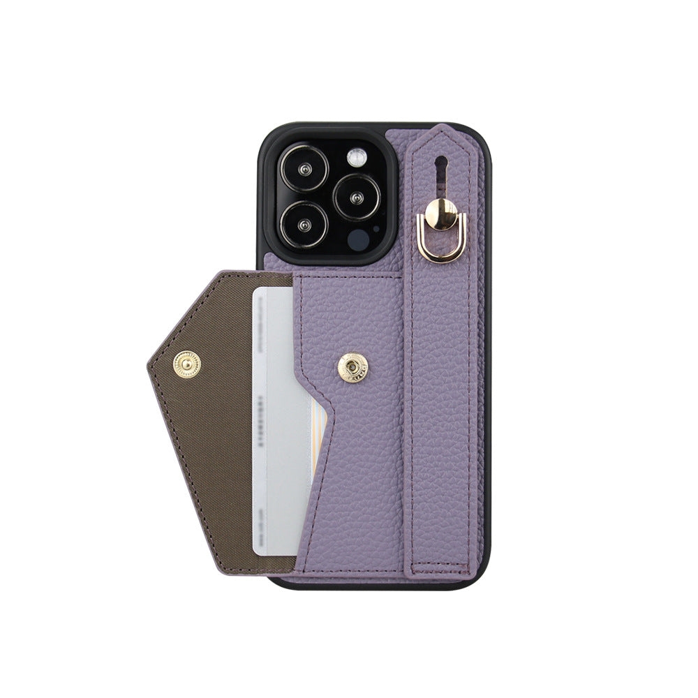 Multifunctional phone case with hanging strap, card holder and stand