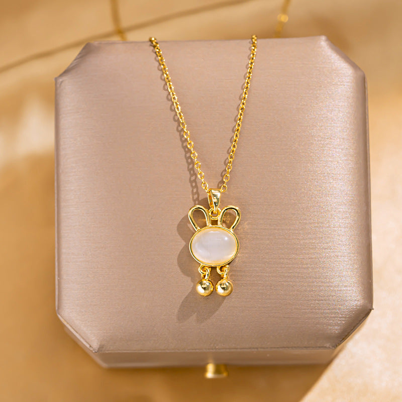 Butterfly Pendant Titanium Steel Necklace