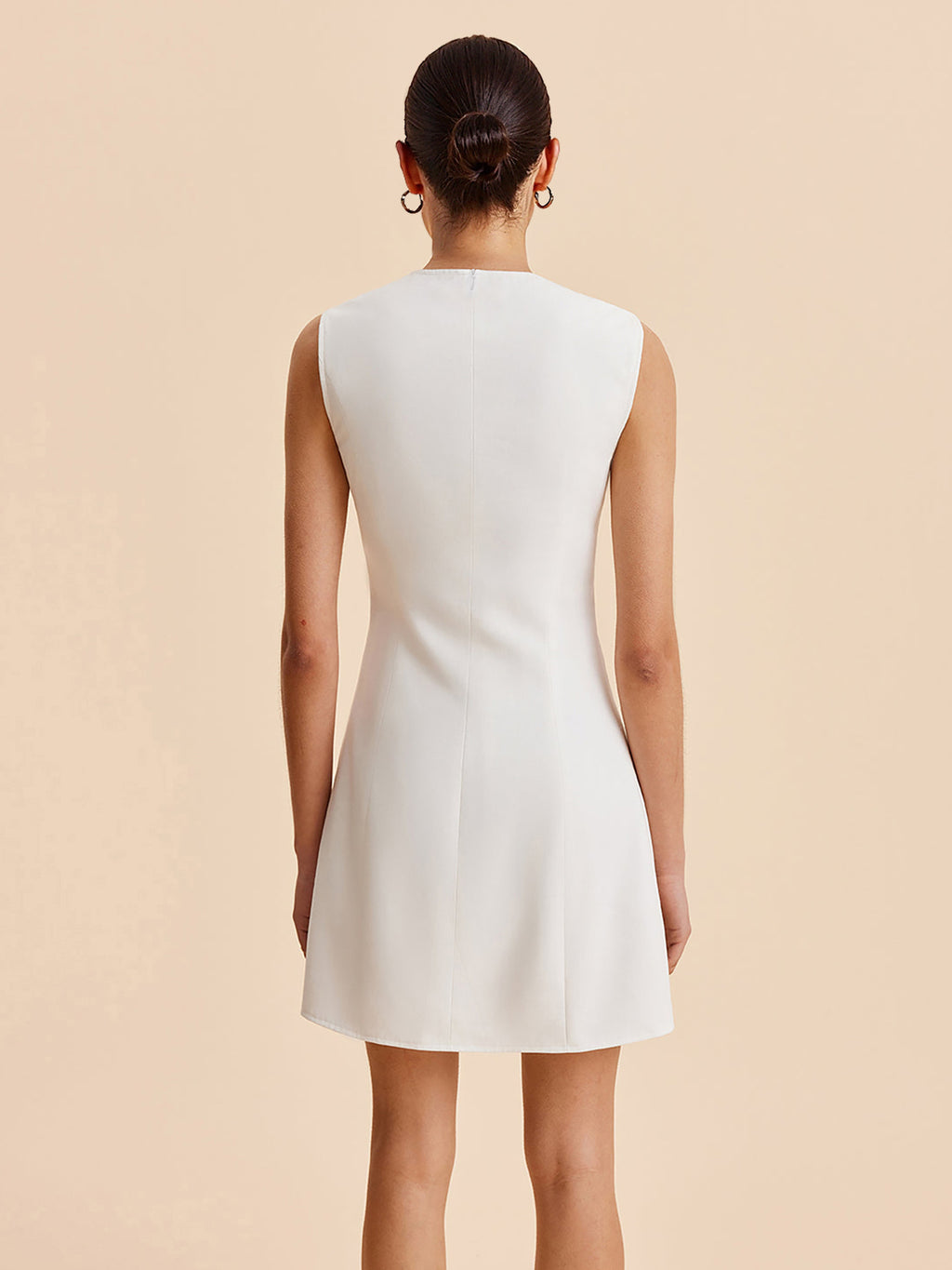 Women’s Minimalist Solid Mini Dress