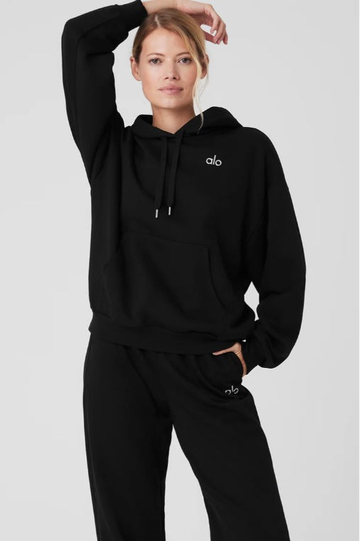 Men's Hooded Sweatshirt and Pants Set with 3D Embroidery
