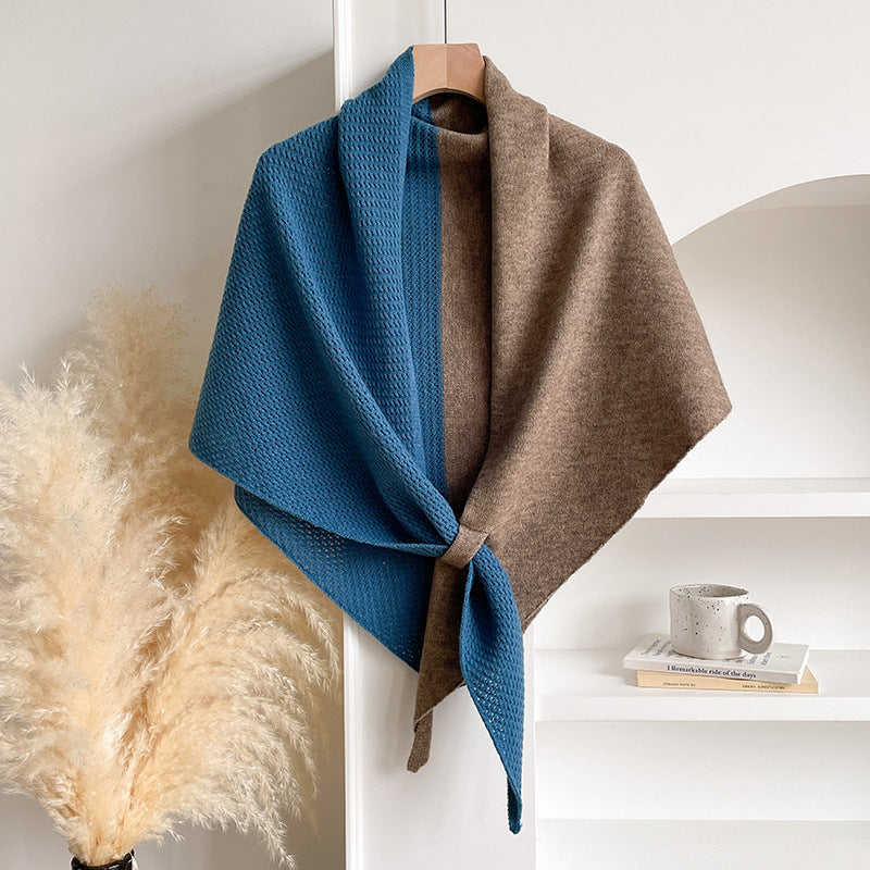 Soft Imitation Cashmere Triangle Shawl