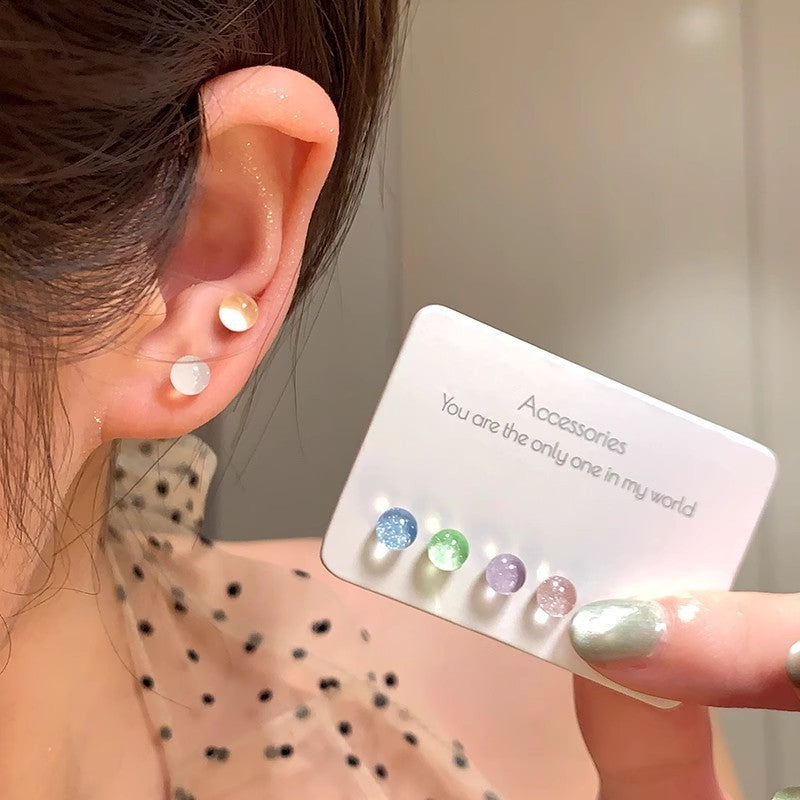 Pearl Geometric Earrings