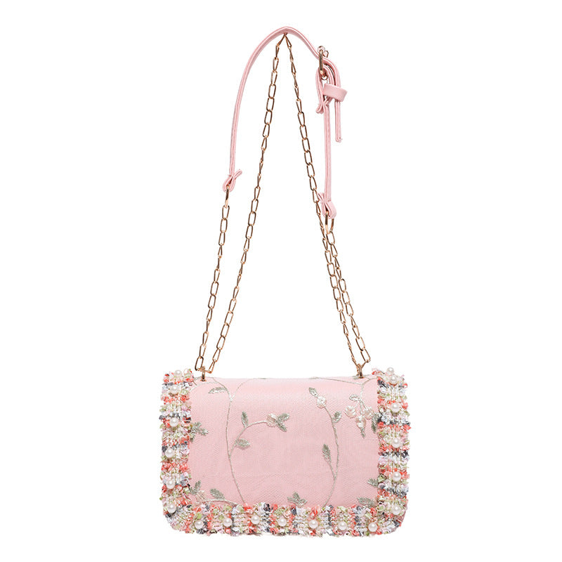 Tote Small Bag New Lace Crossbody Chain Shoulder Bag Fashion Women's Bag