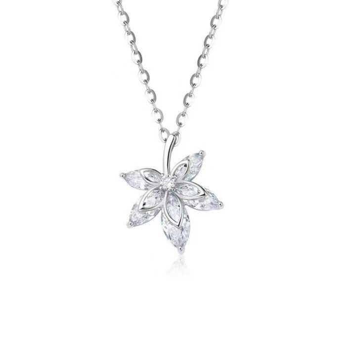 White Copper Butterfly Dream Necklace