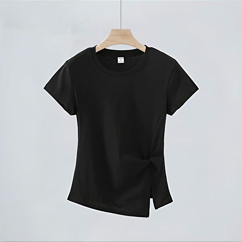 Irregular short sleeves