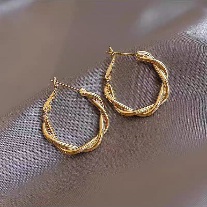 Linea Geometric Metal Earrings