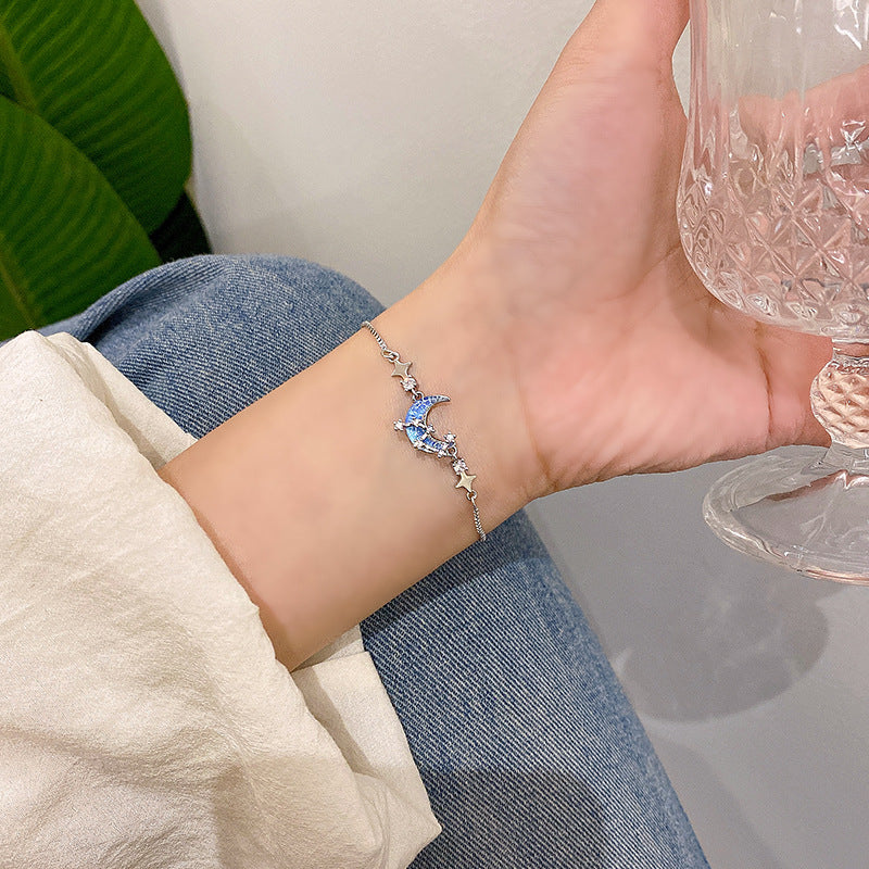 Adjustable Moon Star Bracelet Women's Fashion Jewelry