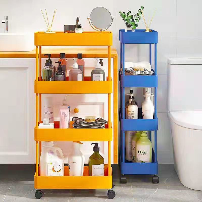Multi-layer movable storage rack