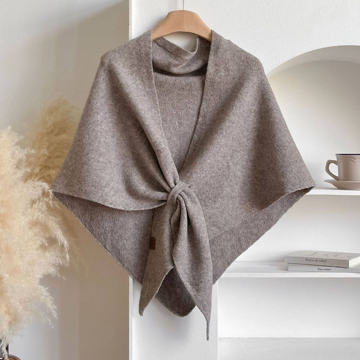 Soft Imitation Cashmere Triangle Shawl