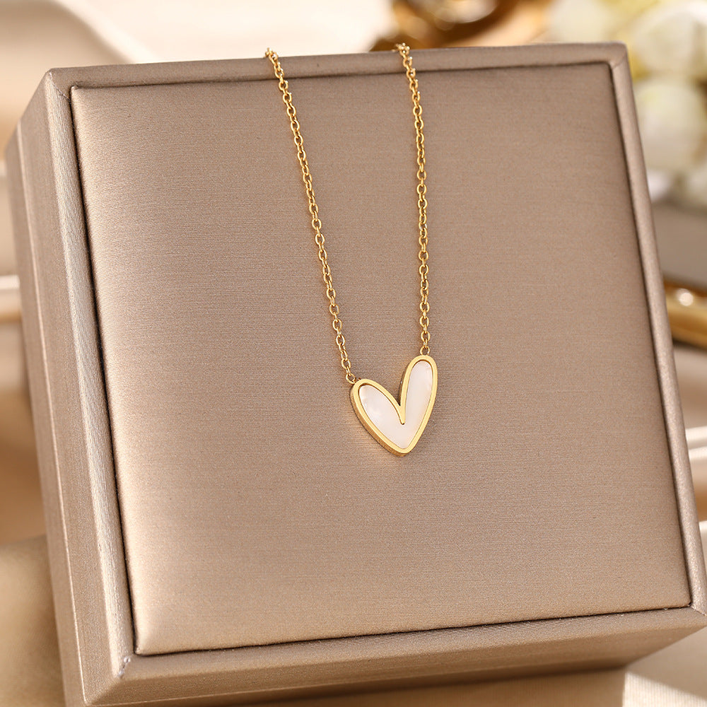 All-titanium steel necklace
