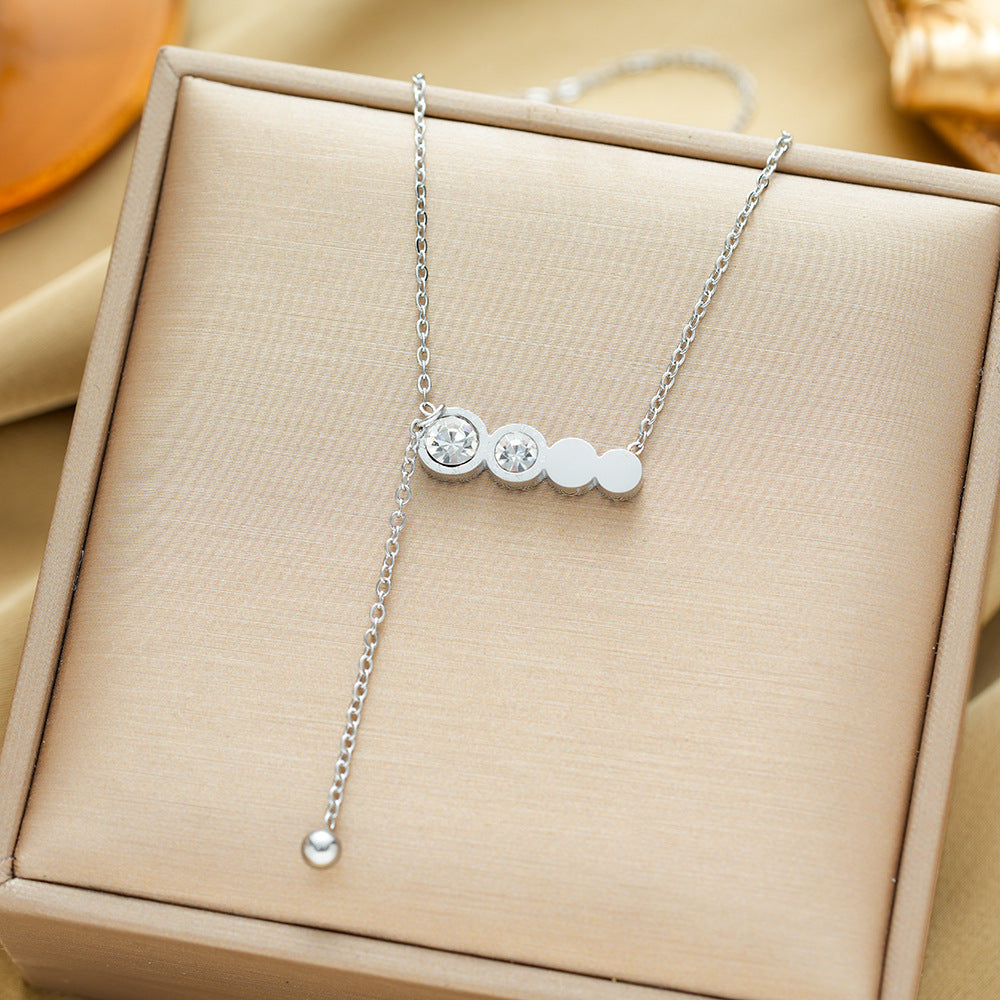 All-titanium steel necklace