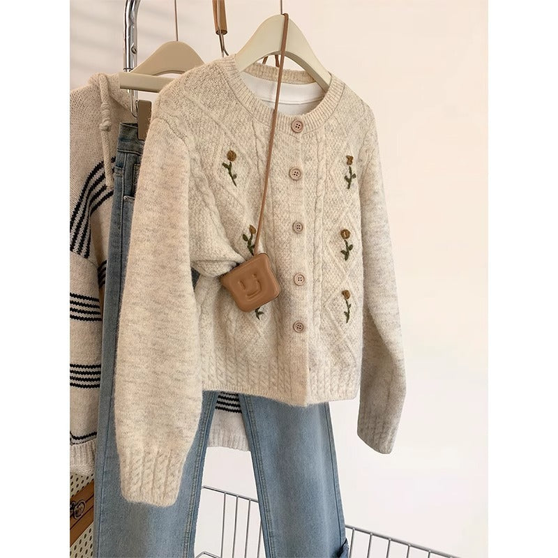 Design Sense Knitted Sweater Cardigan