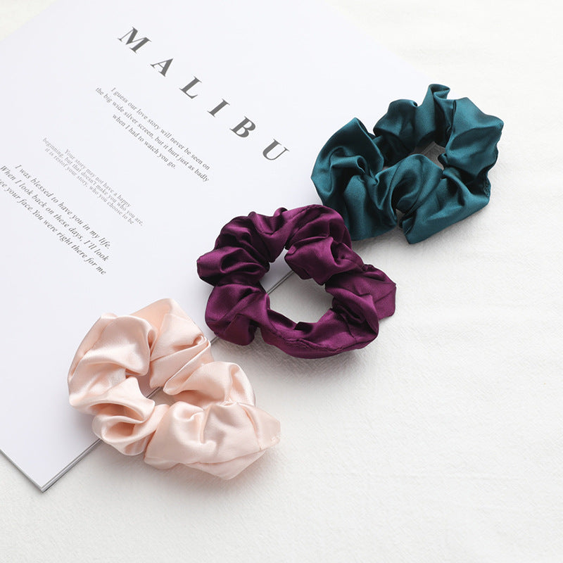French-style pig intestine silk hair band