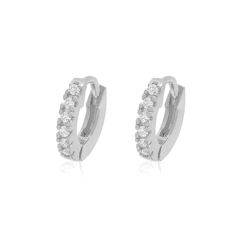 Radiance Geo Zircon Earrings