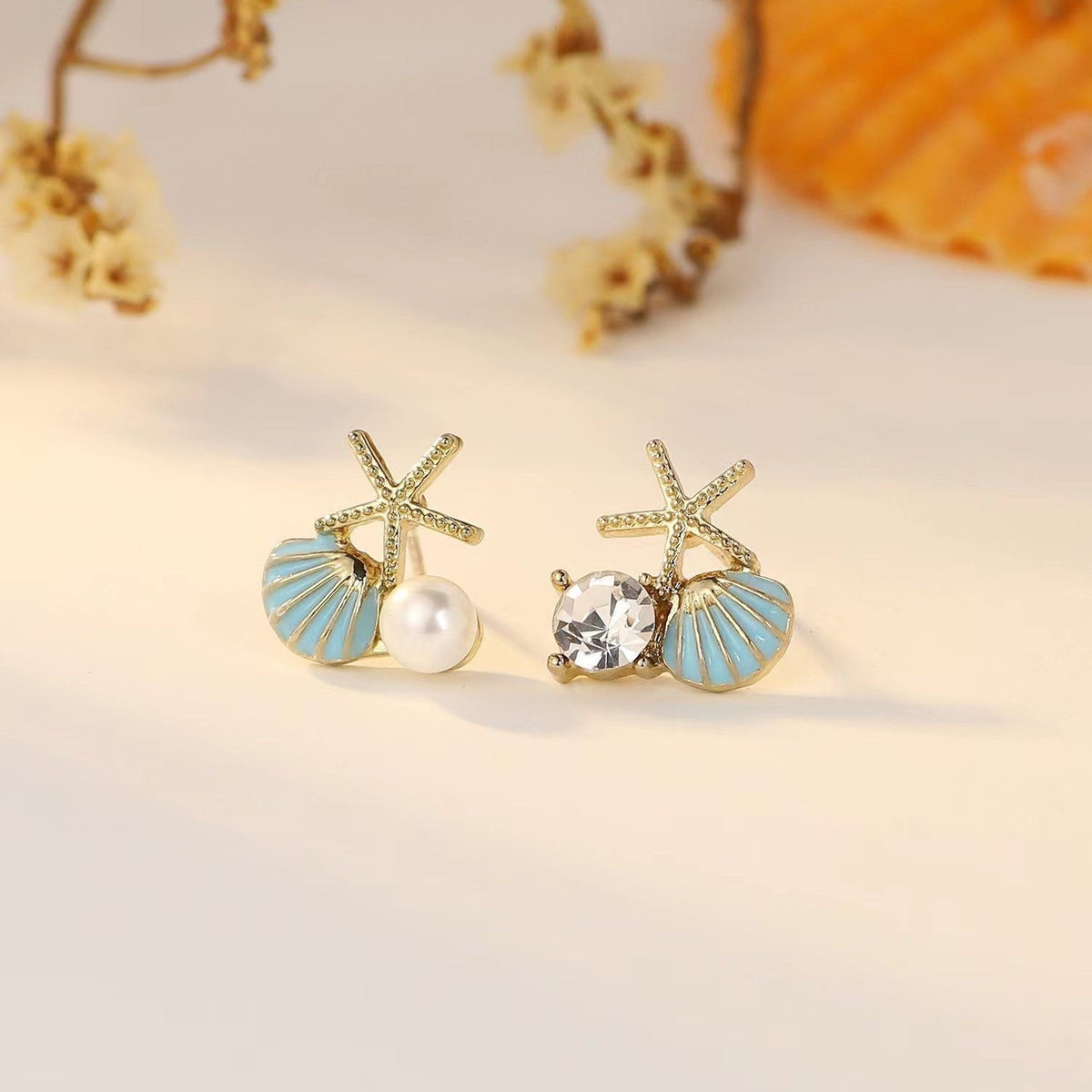 Coraline Starfish Stud Earrings