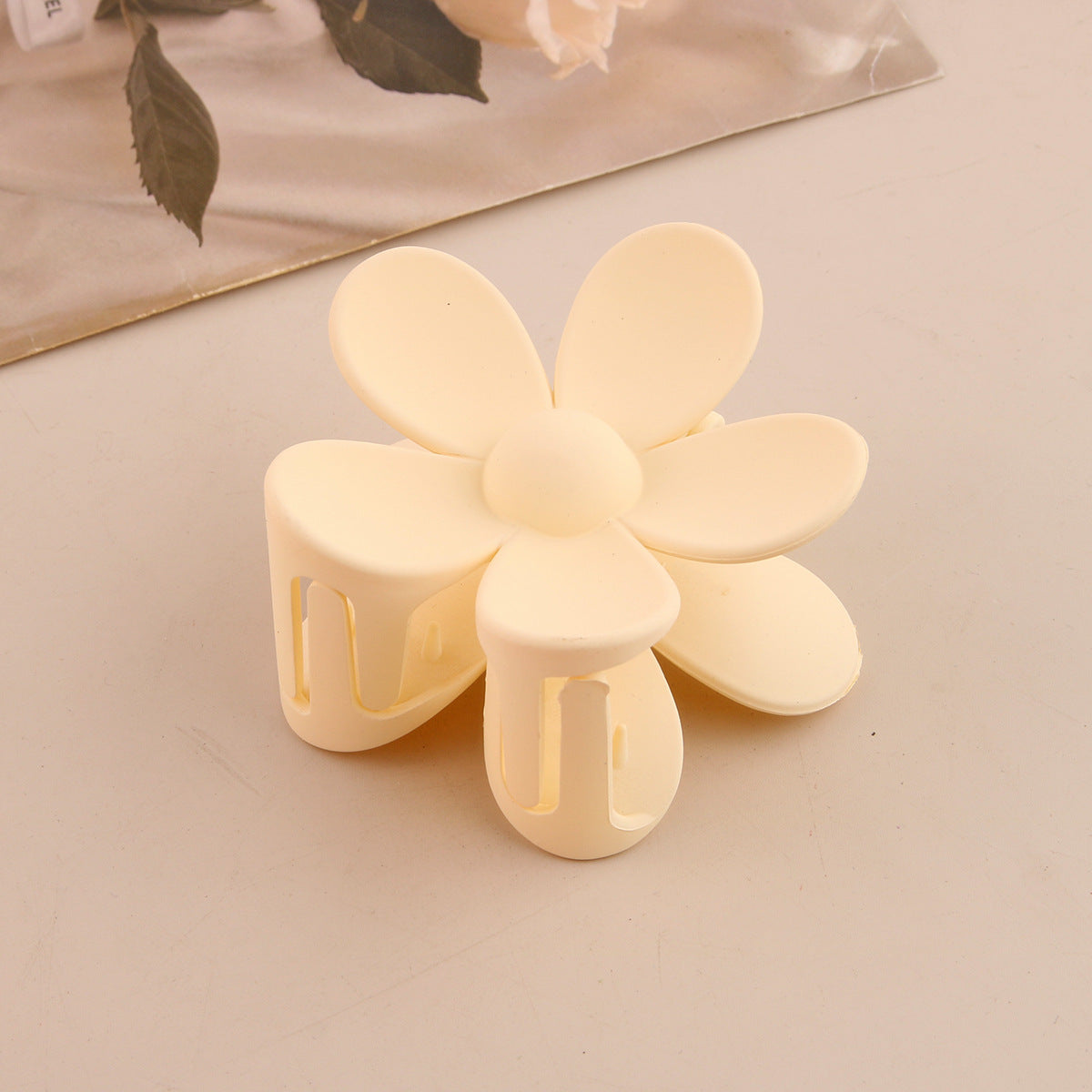 Fashion Flower Hair Clip ABS Grip Claw Clip for Women