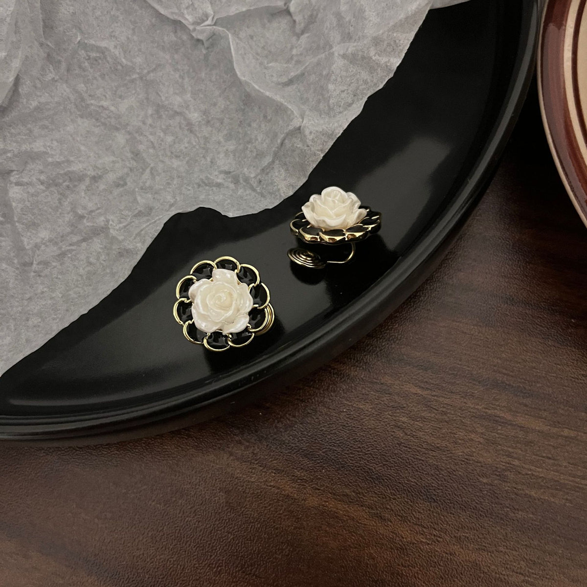 Aurielle Clip-On Pearl Earrings