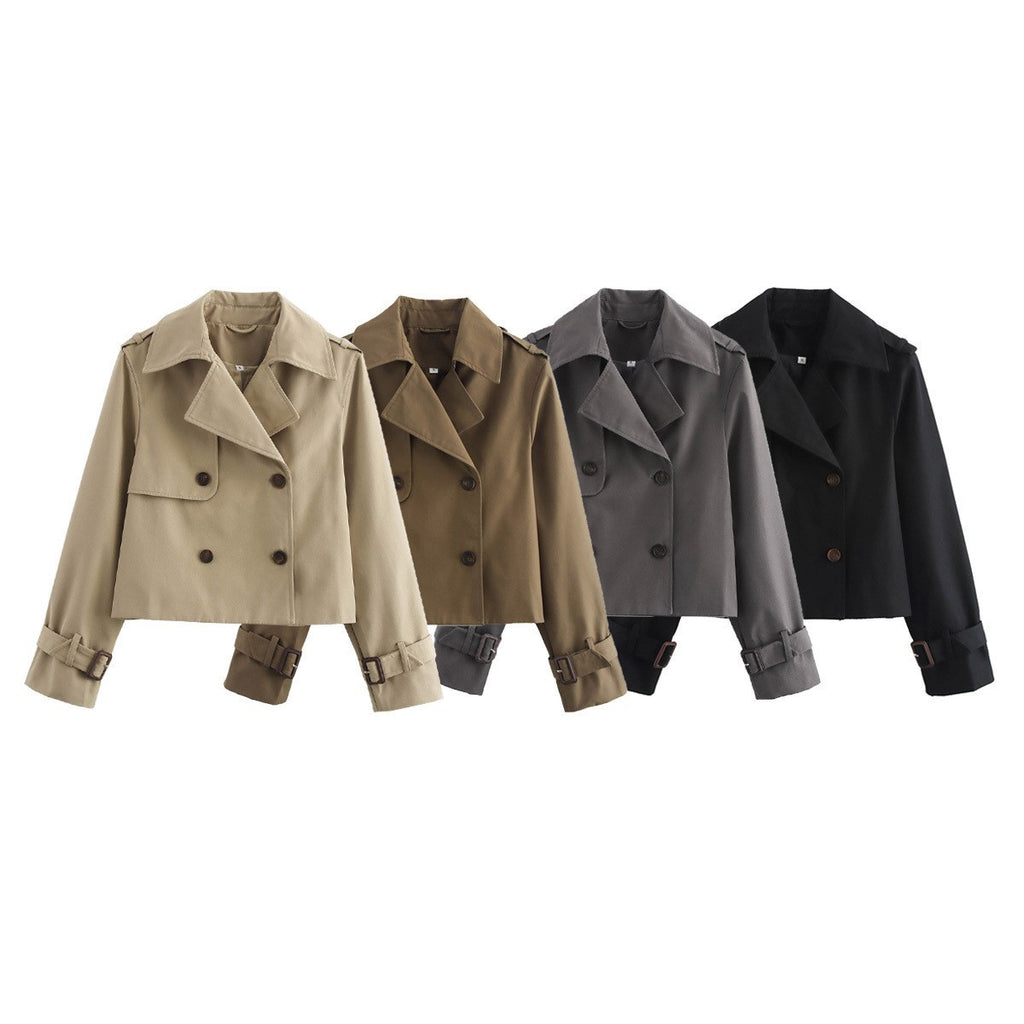 Women's loose-fitting long-sleeved coat