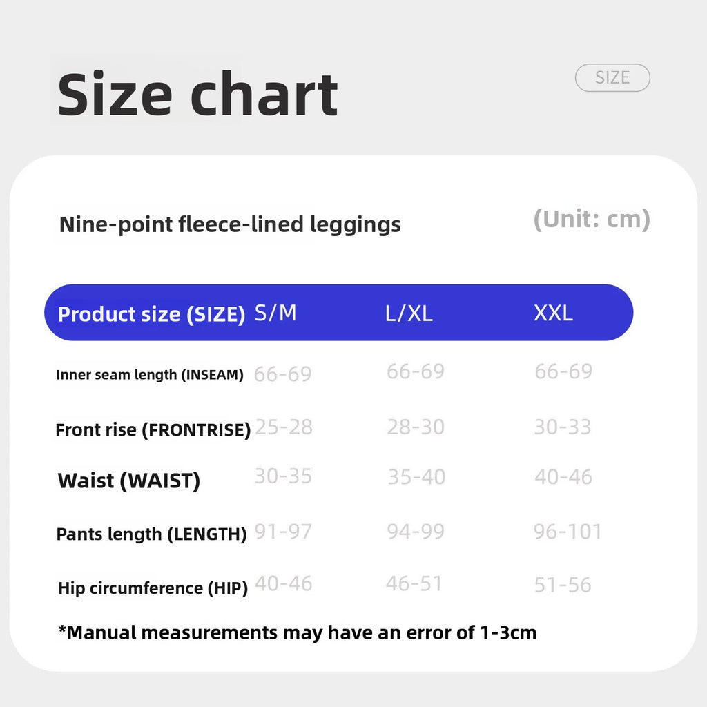 Fleece Lined High Waist Leggings for Women