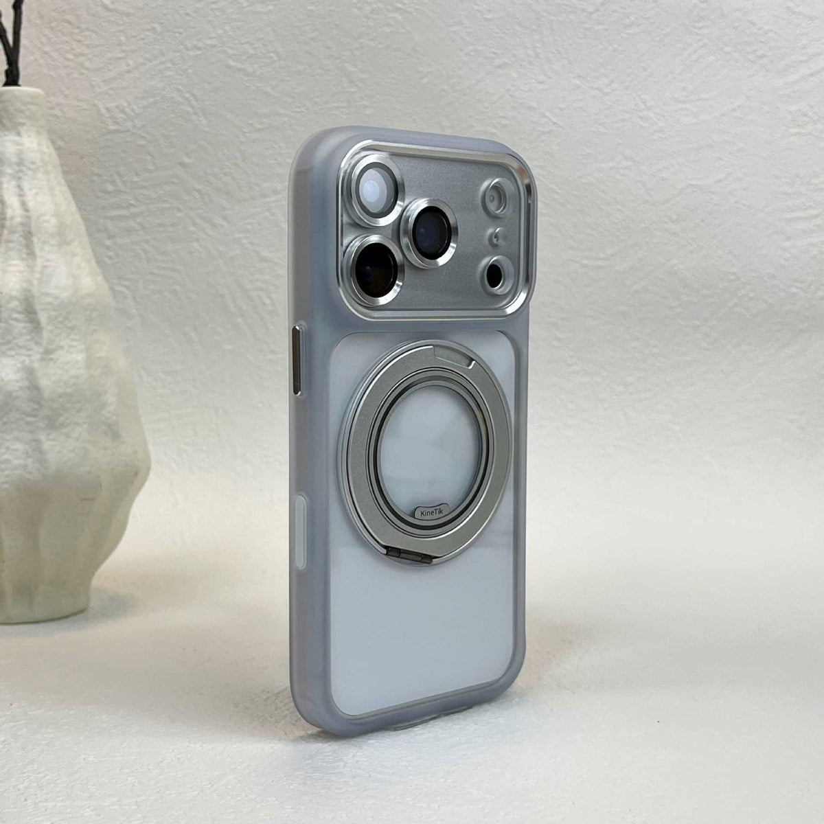 360 rotating bracket magnetic phone case