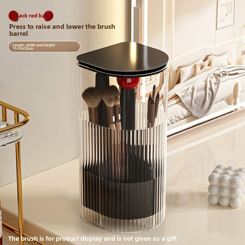 Automatic Lift Cosmetic Brush Storage Cylinder