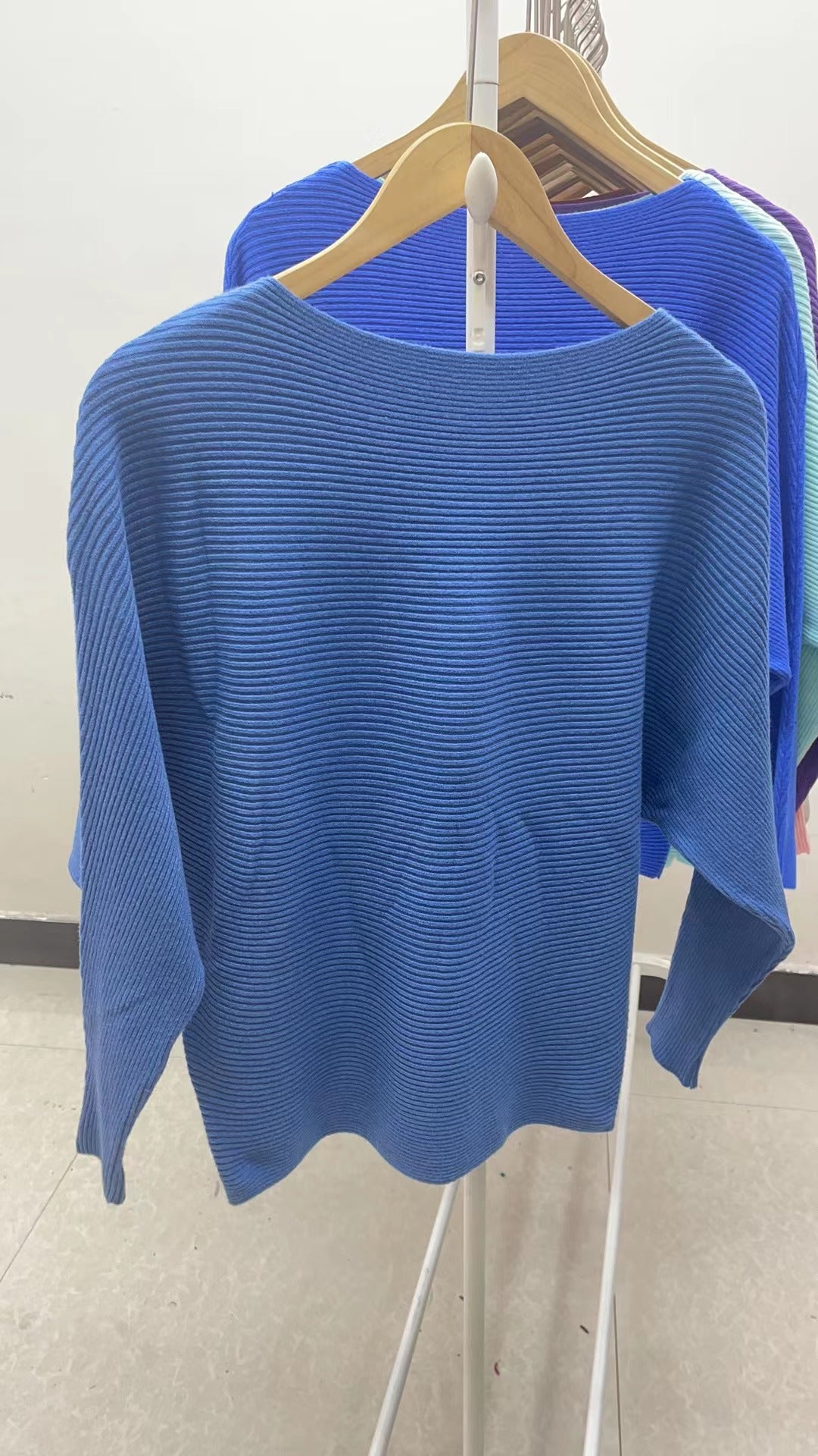 Solid Color Pullover Short Long Sleeve Knit Base Shirt