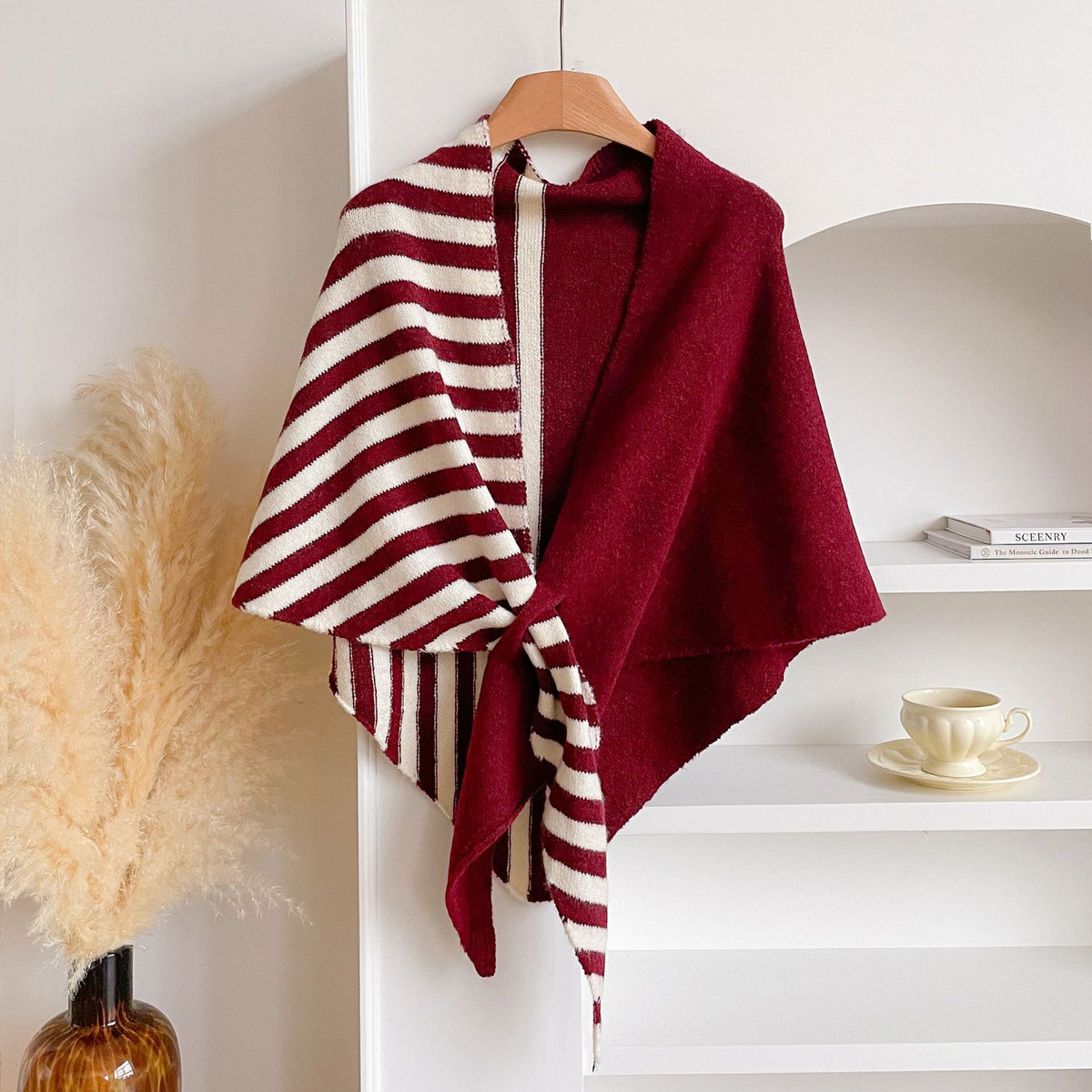 Soft Imitation Cashmere Triangle Shawl