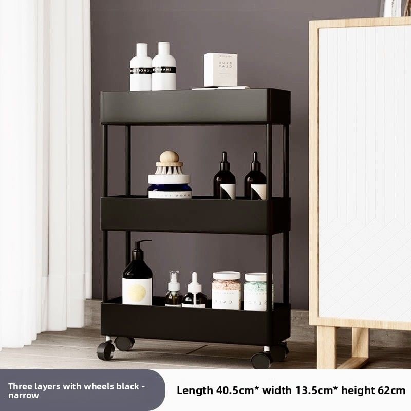 Multi-layer movable storage rack
