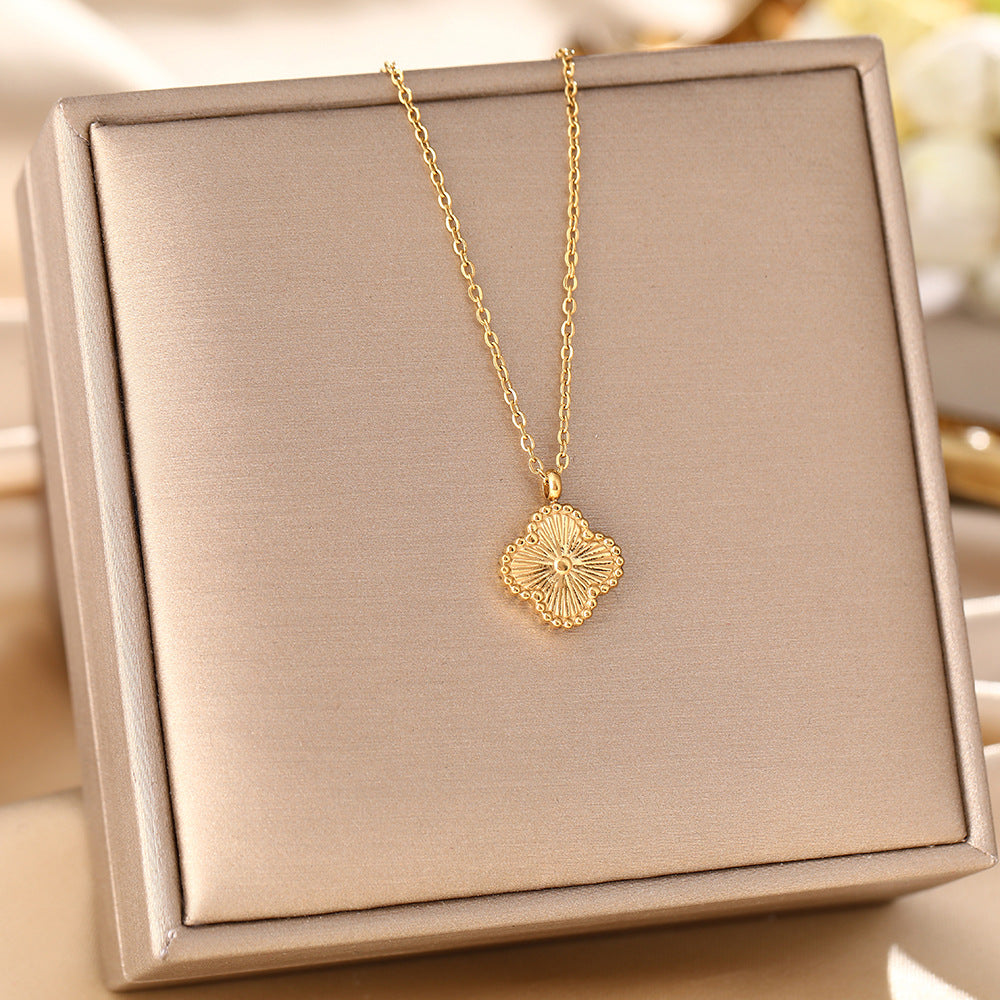 All-titanium steel necklace