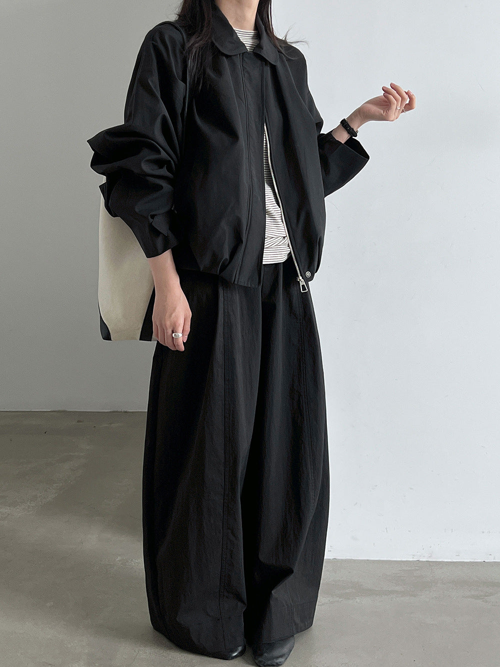 Doll Collar Short Coat
