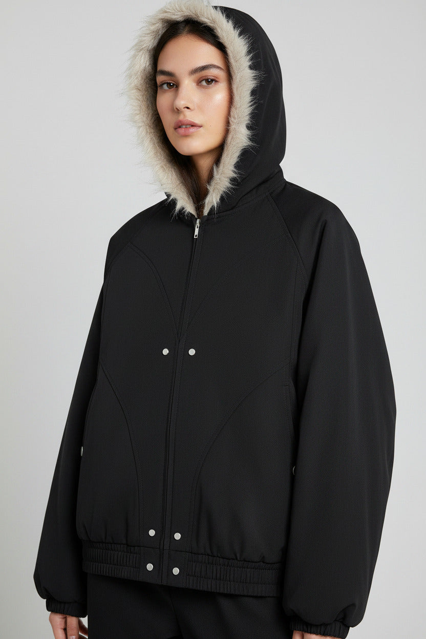 Frostline Cotton Padded Hooded Jacket