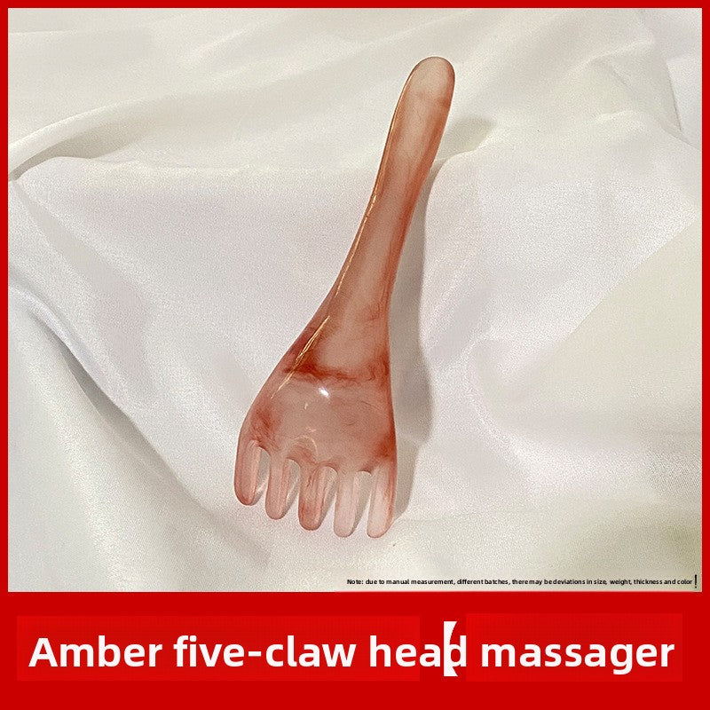 Facial gua sha and tendon-striking stick