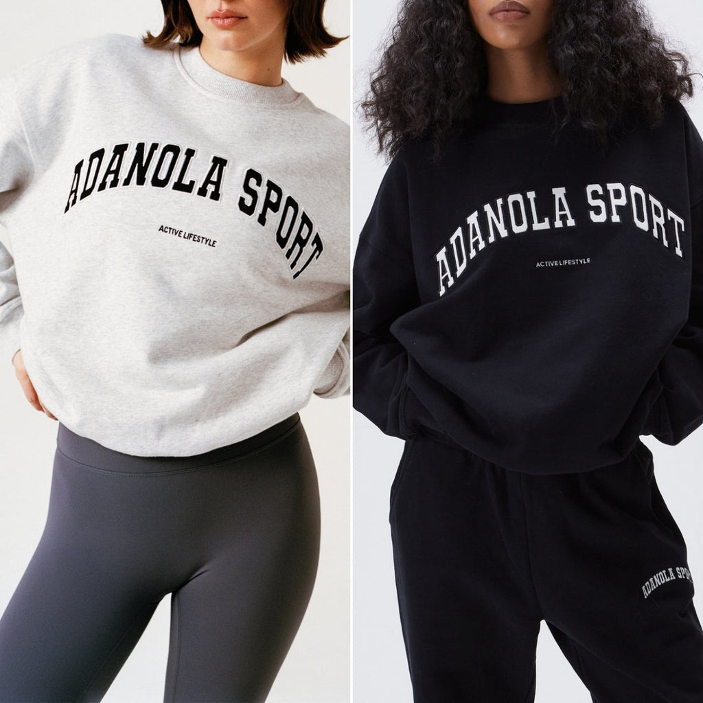 Women's Letter Embroidered Casual Sweatshirt