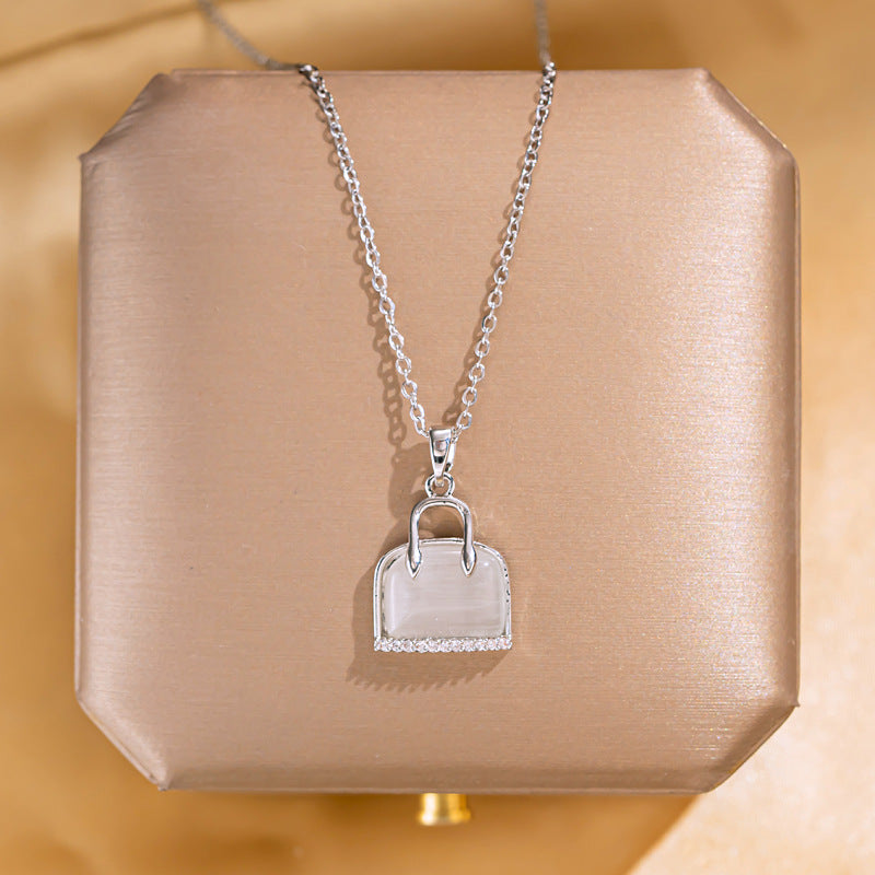 Butterfly Pendant Titanium Steel Necklace