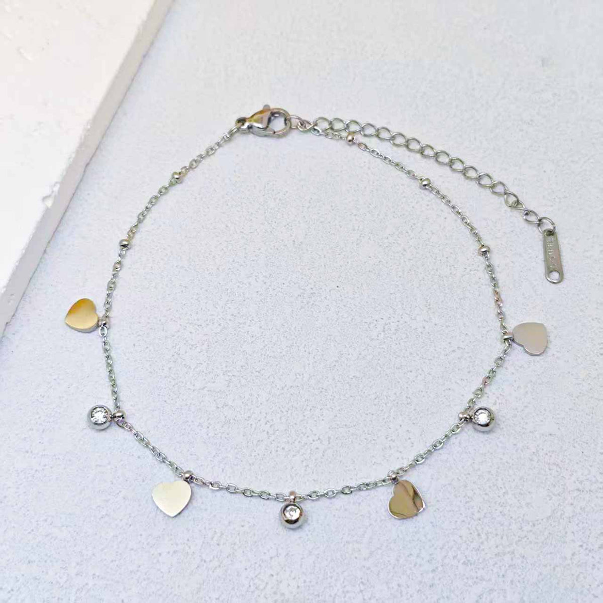 Fashion Titanium Steel Ankle Chain with Tassel