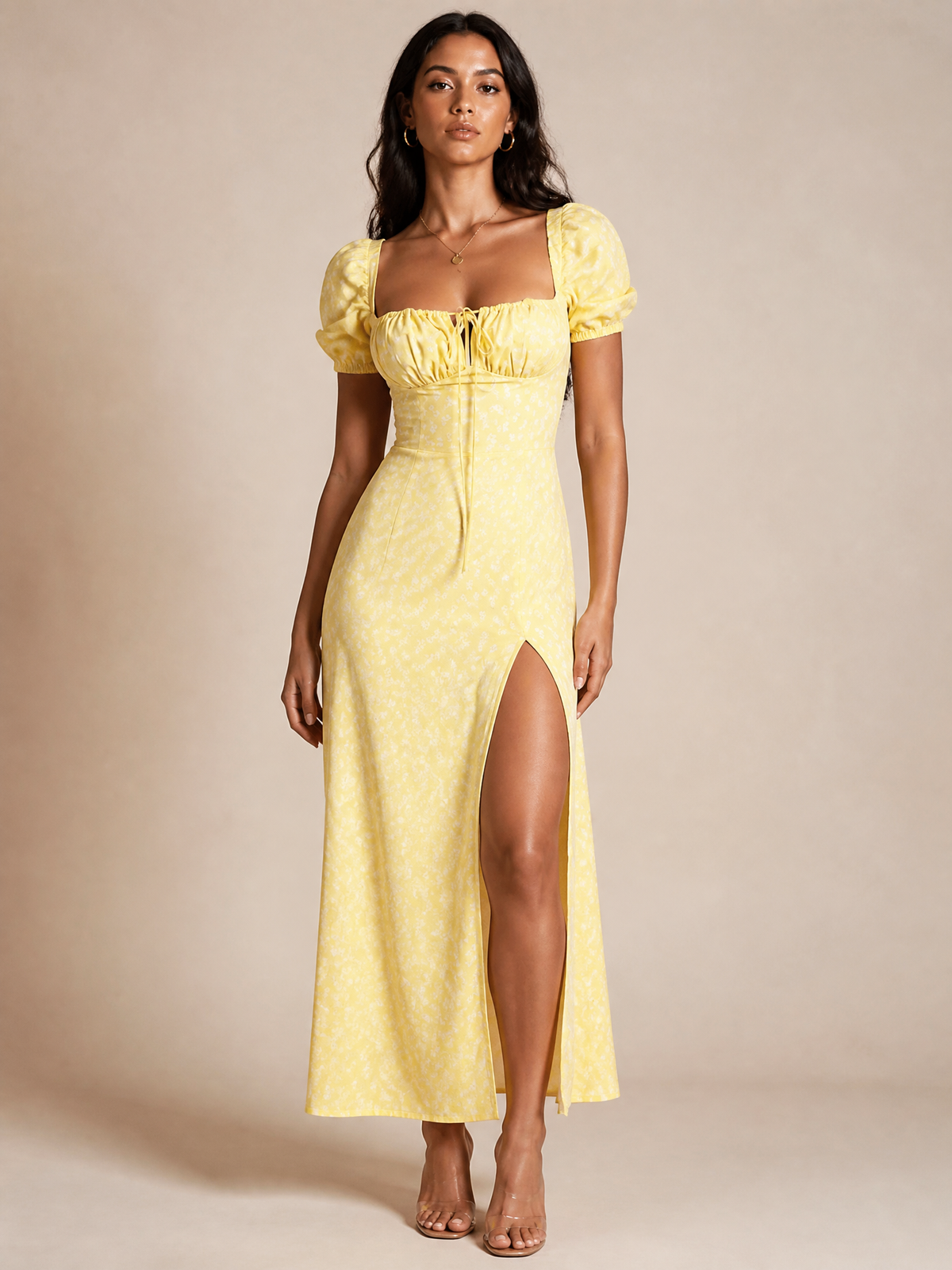 Solara Floral Midi Dress