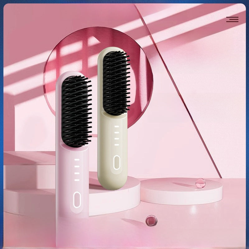 Wireless Ceramic Hair Straightener and Curler