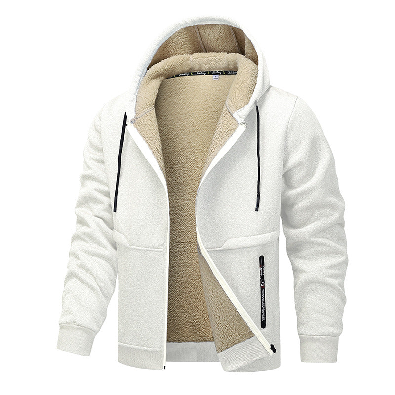 Loose and thick sheepskin jacket