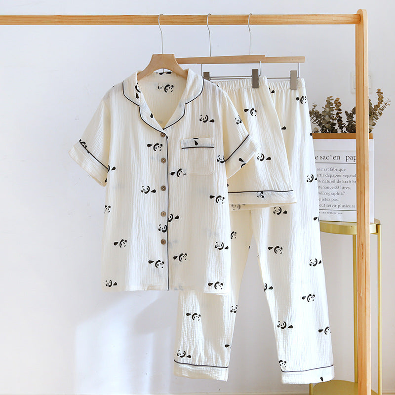 Three-piece lightweight pajama set